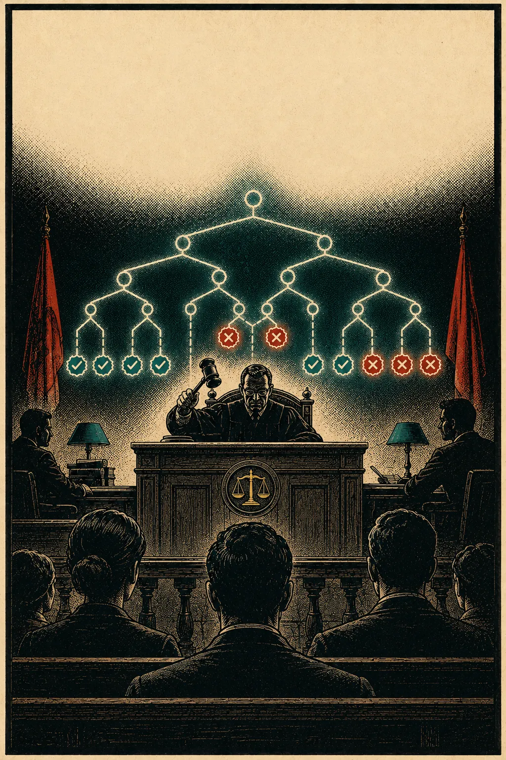 Movie-poster-style illustration for Scholarship Eligibility Advisor